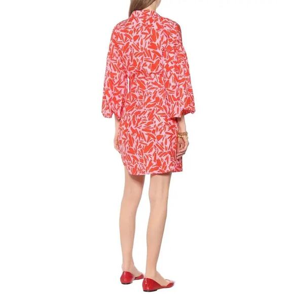 Veronica Beard Samy Dress Poppy Multi - Picture 2 of 9